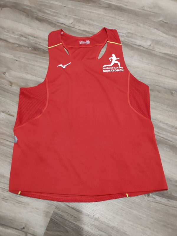 Běžecké tílko červené Mizuno Aero