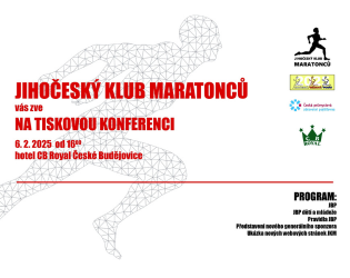 Tisková konference Jihočeského klubu maratonců 2025